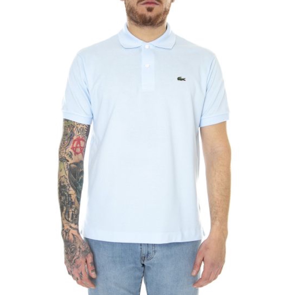 New| Men's Lacoste Classic Golf Polo Shirt - Light Blue - 100% Cotton - Size 3xl